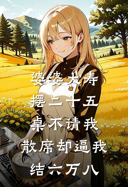 婆婆大寿摆二十五桌不请我，散席却逼我结六万八