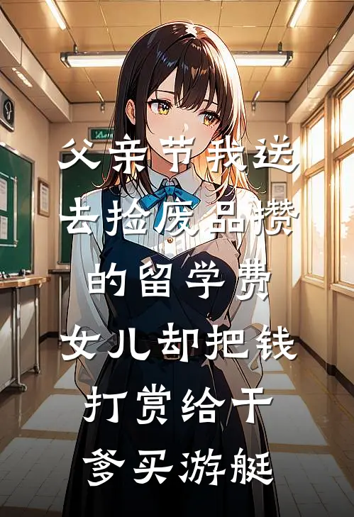 父亲节我送去捡废品攒的留学费，女儿却把钱打赏给干爹买游艇