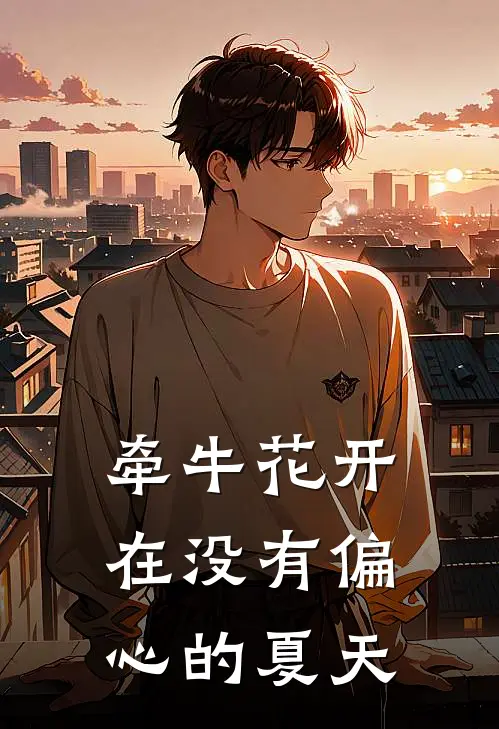 牵牛花开在没有偏心的夏天
