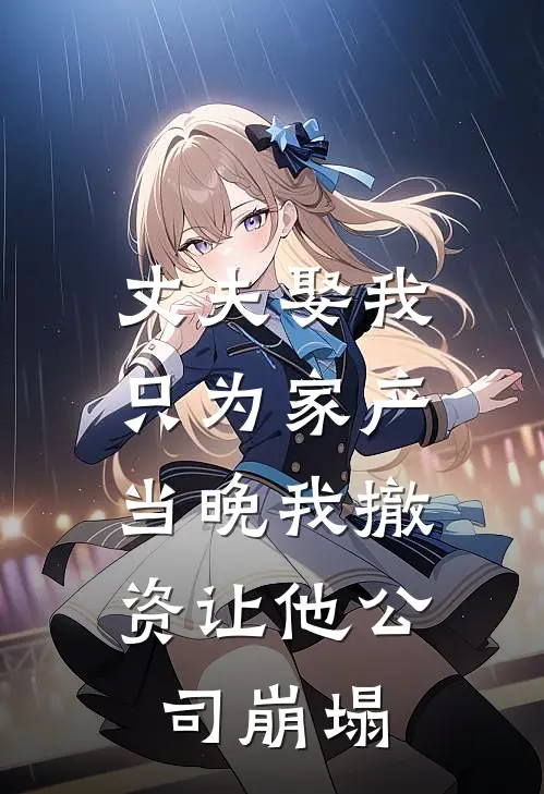 丈夫娶我只为家产，当晚我撤资让他公司崩塌