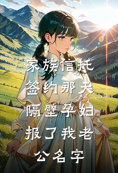 家族信托签约那天，隔壁孕妇报了我老公名字