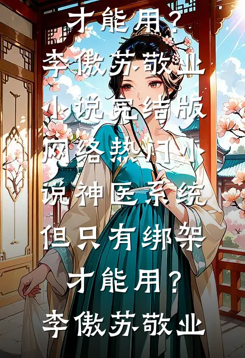 神医系统：但只有绑架才能用？李傲苏敬业小说完结版_网络热门小说神医系统：但只有绑架才能用？李傲苏敬业