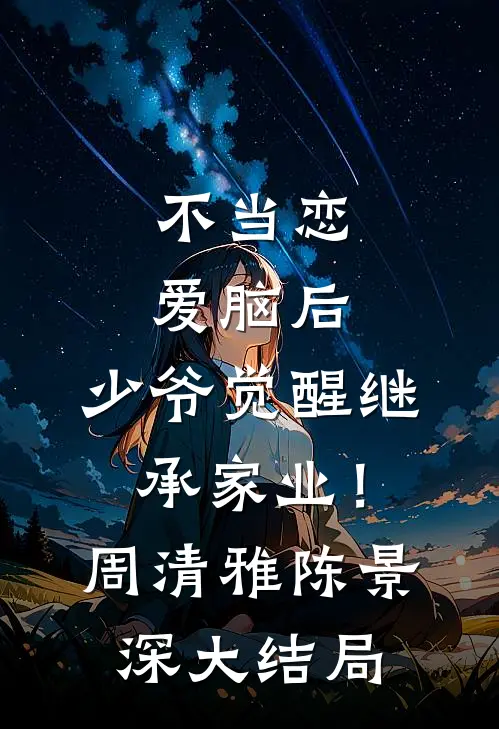 不当恋爱脑后，少爷觉醒继承家业！周清雅陈景深大结局