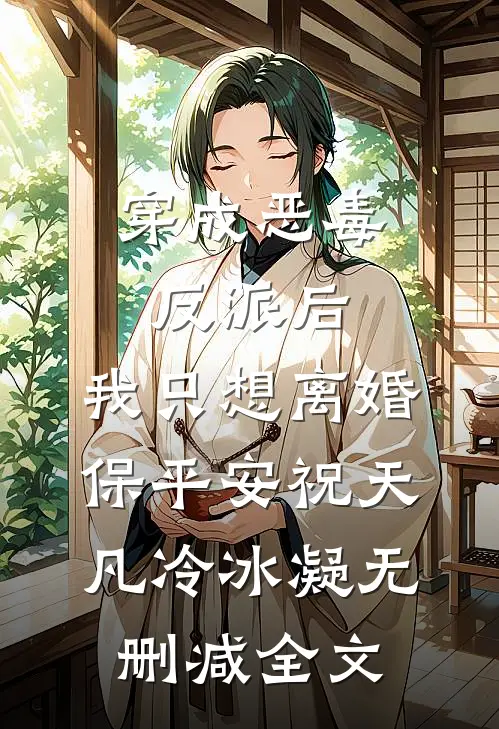 穿成恶毒反派后，我只想离婚保平安祝天凡冷冰凝无删减全文