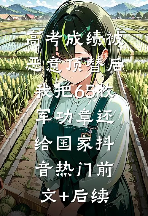高考成绩被恶意顶替后，我把65枚军功章还给国家抖音热门前文+后续