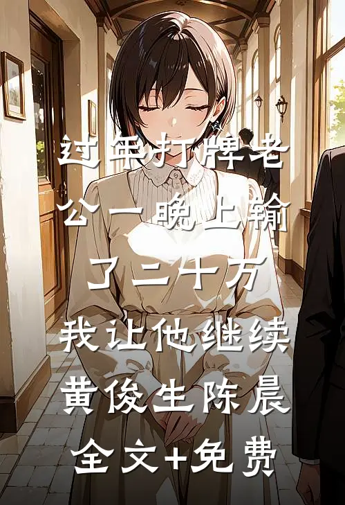过年打牌老公一晚上输了二十万，我让他继续黄俊生陈晨全文+免费