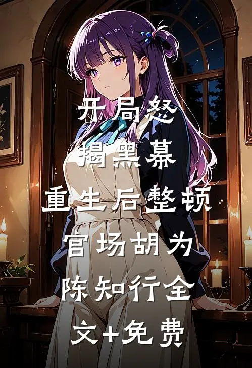 开局怒揭黑幕，重生后整顿官场胡为陈知行全文+免费