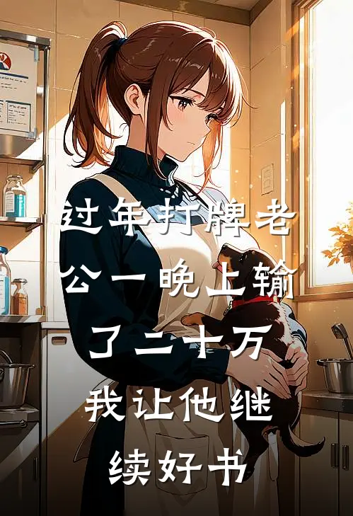 过年打牌老公一晚上输了二十万，我让他继续好书
