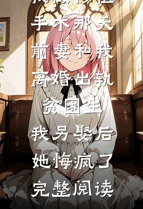 我做移植手术那天，前妻和我离婚出轨贫困生，我另娶后她悔疯了完整阅读