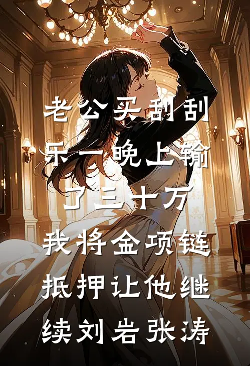 老公买刮刮乐一晚上输了三十万，我将金项链抵押让他继续刘岩张涛
