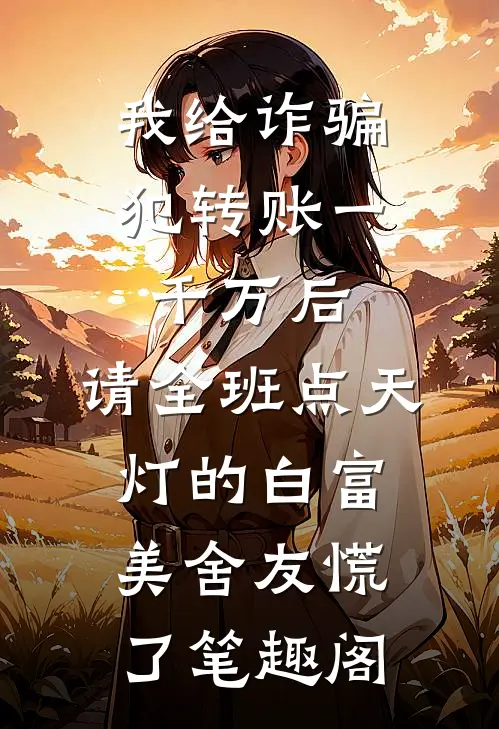我给诈骗犯转账一千万后，请全班点天灯的白富美舍友慌了笔趣阁