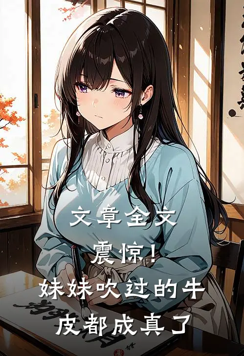 文章全文震惊！妹妹吹过的牛皮都成真了